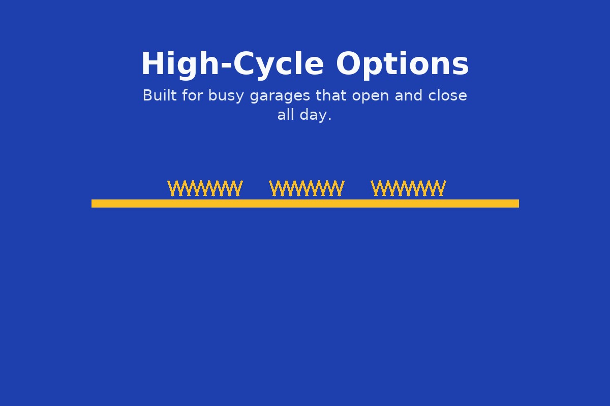 Heavy duty high-cycle springs